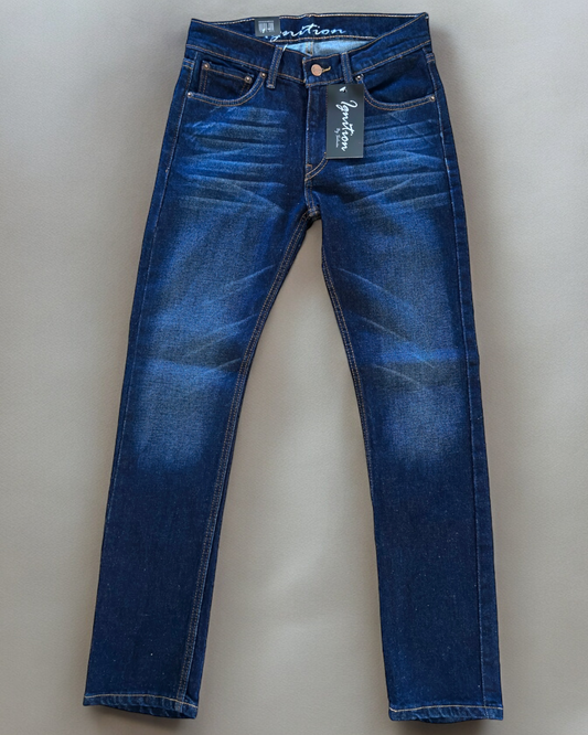 SLIM STRAIGHT - Dark Blue