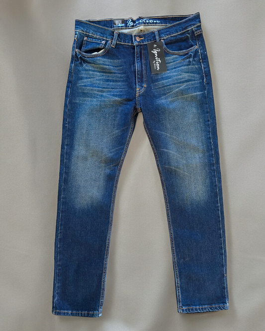 SLIM STRAIGHT - Indigo Blue Cream Tint