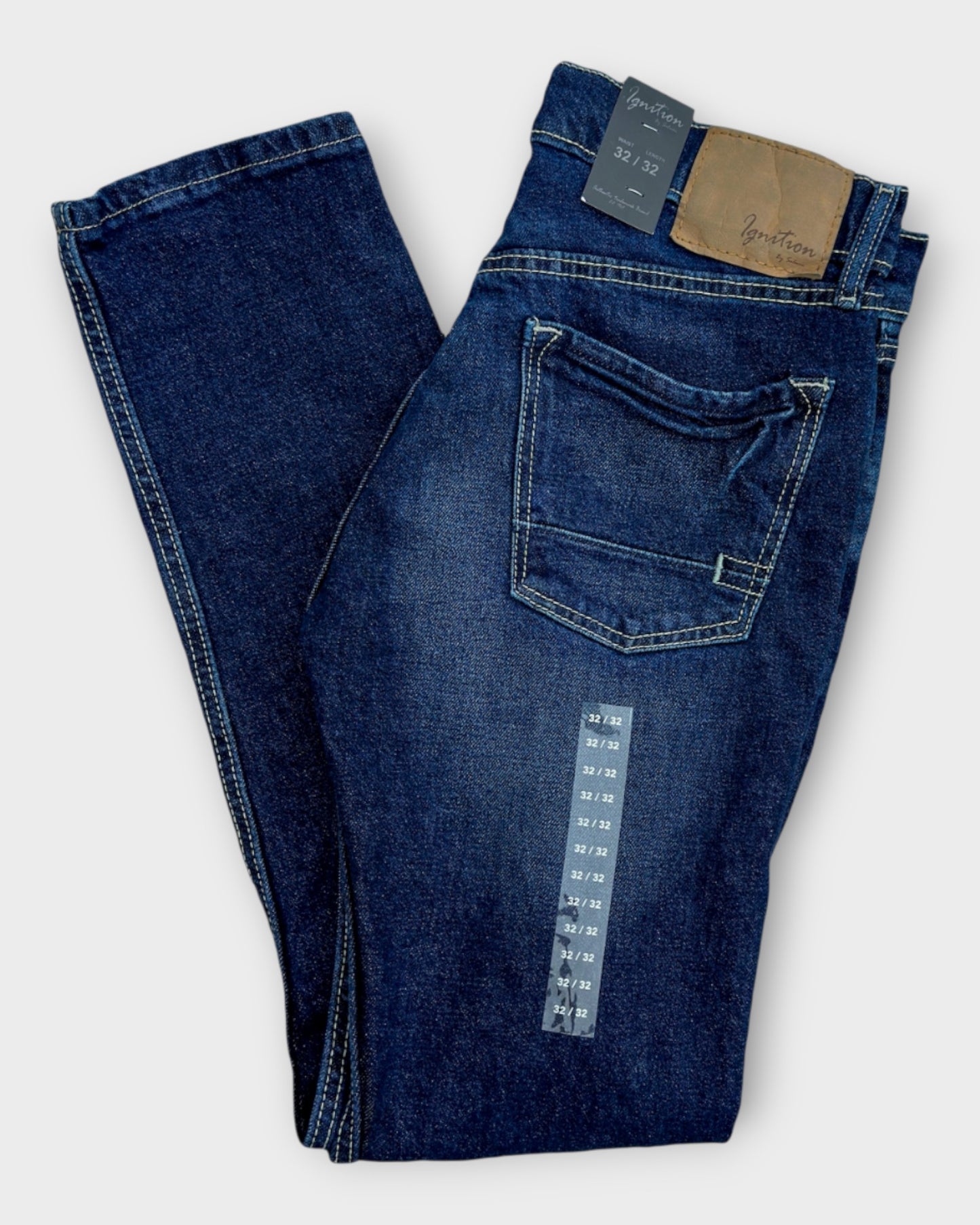 SLIM STRAIGHT - Indigo Blue Roto